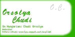 orsolya chudi business card